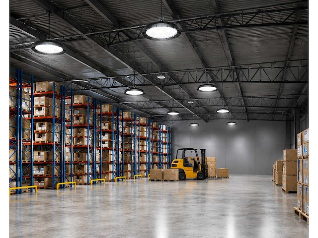 25 x led highbay ufo – 150w – 6400k koud wit – ip65 – agora-150 - afbeelding 1 van  5
