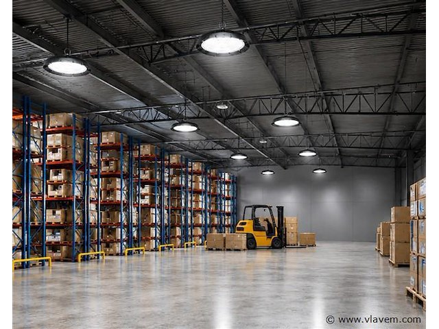 25 x led highbay ufo – 150w – 6400k koud wit – ip65 – agora-150 - afbeelding 1 van  5