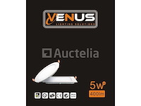 25 x led paneel – rond inbouw – 5w – 3000k warm wit – ip20 - afbeelding 2 van  4