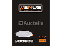 25 x led paneel – warm wit / koud wit – 6w (3w + 3w) – aan/uit - afbeelding 2 van  5