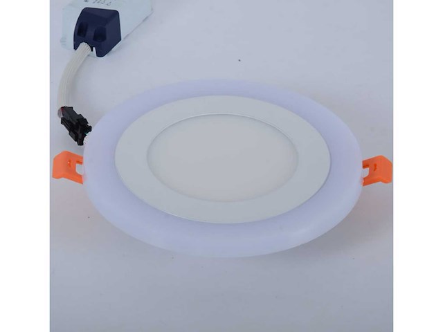 25 x led paneel – warm wit / koud wit – 6w (3w + 3w) – aan/uit - afbeelding 4 van  5