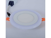 25 x led paneel – warm wit / koud wit – 6w (3w + 3w) – aan/uit - afbeelding 4 van  5