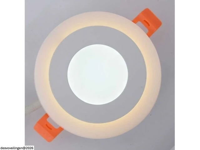 25 x led paneel – warm wit / koud wit – 6w (3w + 3w) – aan/uit - afbeelding 2 van  6
