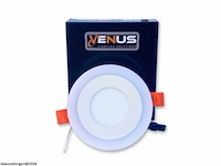25 x led paneel – warm wit / koud wit – 6w (3w + 3w) – aan/uit - afbeelding 4 van  6