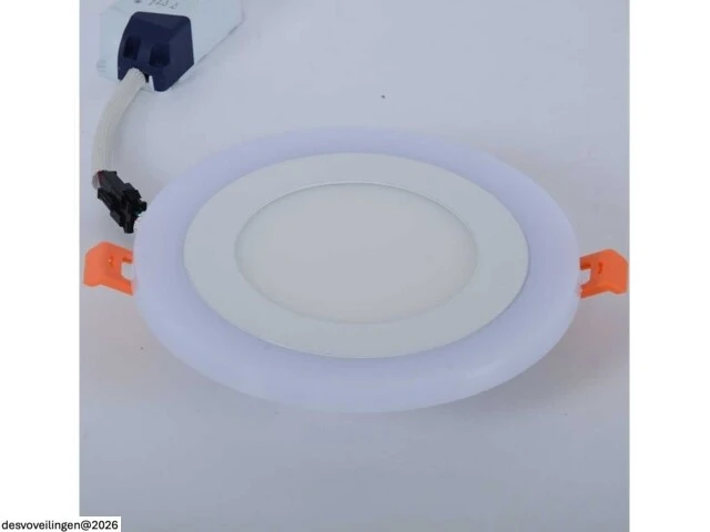 25 x led paneel – warm wit / koud wit – 6w (3w + 3w) – aan/uit - afbeelding 5 van  6