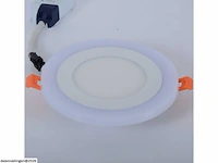 25 x led paneel – warm wit / koud wit – 6w (3w + 3w) – aan/uit - afbeelding 5 van  6