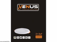 25 x led paneel – warm wit / koud wit – 6w (3w + 3w) – aan/uit - afbeelding 6 van  6