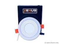 25 x led paneel – warm wit / koud wit – 6w (3w + 3w) – aan/uit - afbeelding 3 van  5