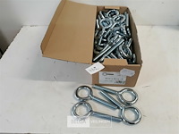 25 x oogbout verzinkt m10x60 mm - afbeelding 2 van  3