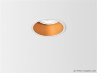 25 x solo deep ip54 inbouwspots wit/goud - afbeelding 6 van  8