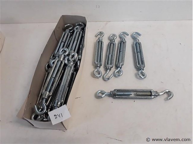 25 x spanner m8 oog+haak - afbeelding 1 van  2