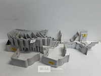 25 x verbindingsstuk 160mm licht grijs pvc regenafvoer - afbeelding 1 van  3