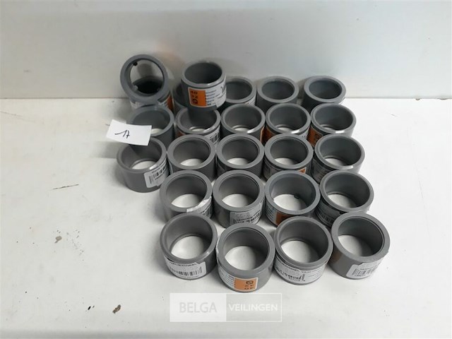 25 x verloop 40-32 pvc lijmverbinding - afbeelding 2 van  3