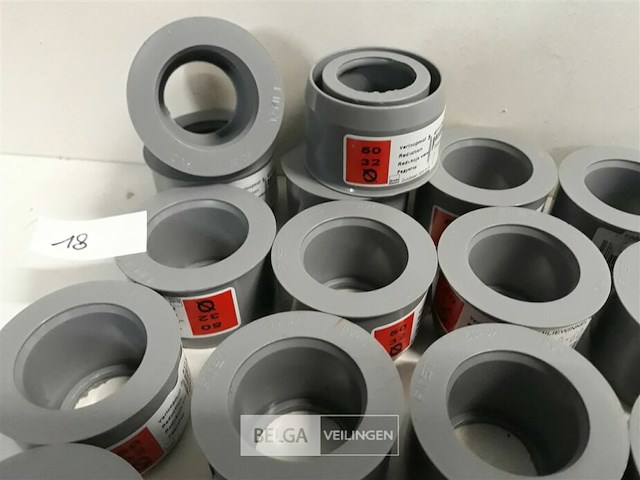 25 x verloop 50-32 pvc lijmverbinding - afbeelding 3 van  3