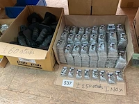 250 blisters inox bevestigingen