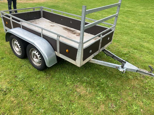 250 x 130 - bakwagen - dubbelasser - aanhangwagen - afbeelding 5 van  8