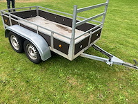 250 x 130 - bakwagen - dubbelasser - aanhangwagen - afbeelding 5 van  8