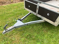 250 x 130 - bakwagen - dubbelasser - aanhangwagen - afbeelding 6 van  8