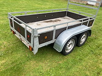 250 x 130 - bakwagen - dubbelasser - aanhangwagen - afbeelding 3 van  4