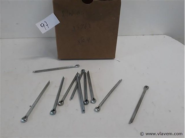 250 x splitpennen 3,5x63 mm - afbeelding 2 van  2