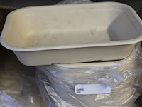 250 x verpakking karton schaaltjes - afbeelding 1 van  2