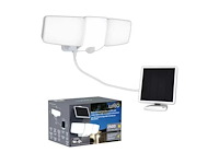 2500 lumens 3-bewegingssensor led zonne-beveiligingslicht voor buitentuin (x2) - afbeelding 2 van  7