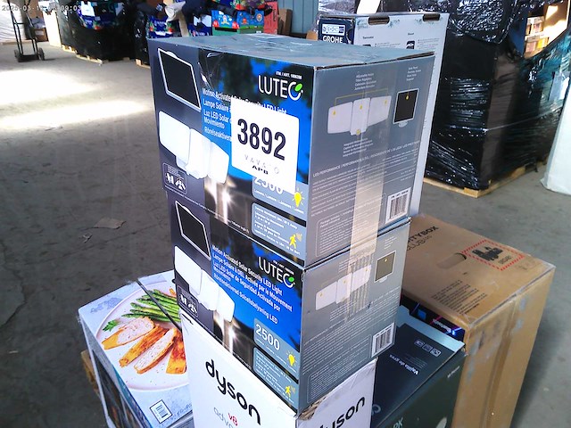 2500 lumens 3-bewegingssensor led zonne-beveiligingslicht voor buitentuin (x2) - afbeelding 7 van  7