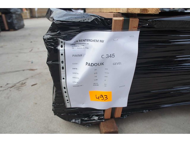 25,11 m² padouk gevelbekleding - afbeelding 4 van  5