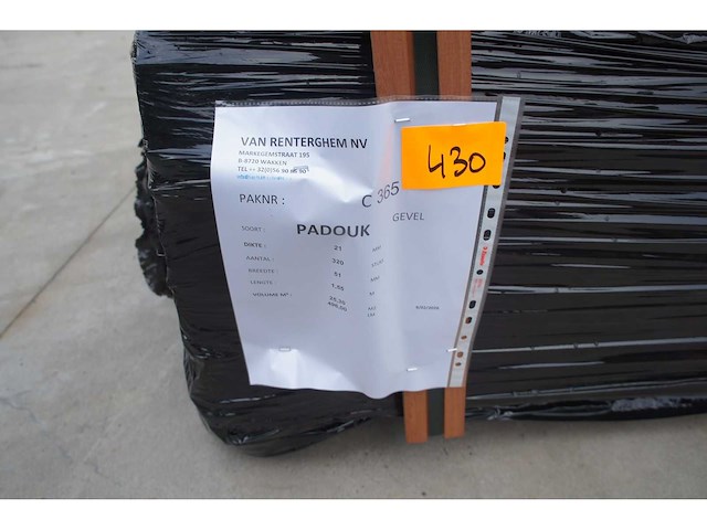 25,30 m² padouk gevelbekleding - afbeelding 5 van  5