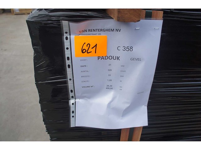 25,30 m² padouk gevelbekleding - afbeelding 6 van  6