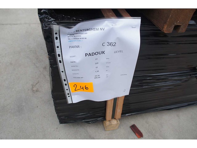 25,30 m² padouk gevelbekleding - afbeelding 3 van  5