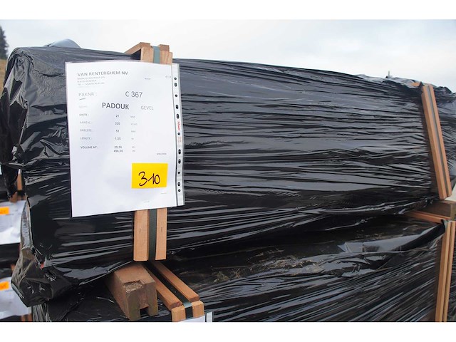 25,30 m² padouk gevelbekleding - afbeelding 3 van  4