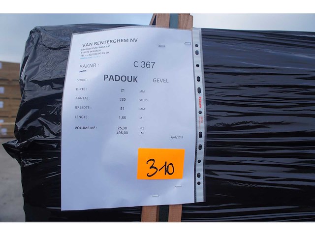 25,30 m² padouk gevelbekleding - afbeelding 4 van  4