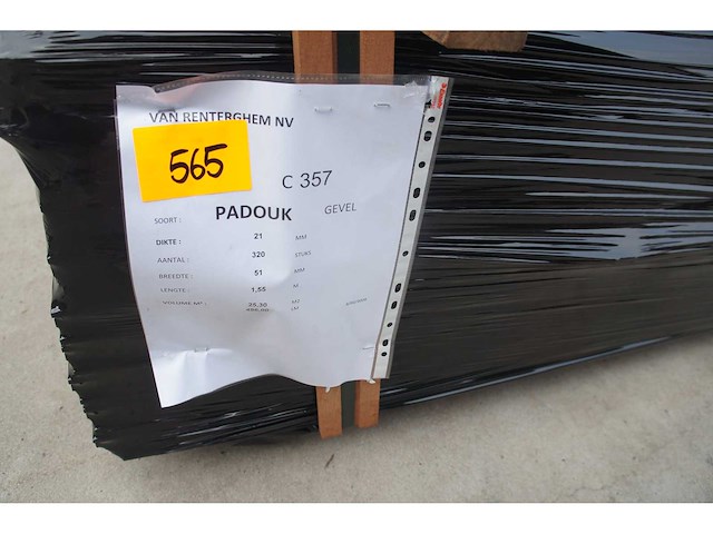 25,30 m² padouk gevelbekleding - afbeelding 3 van  5