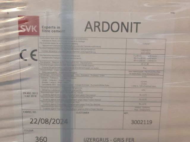 (2535x) vezelcement leien svk ardonit glad - afbeelding 5 van  5