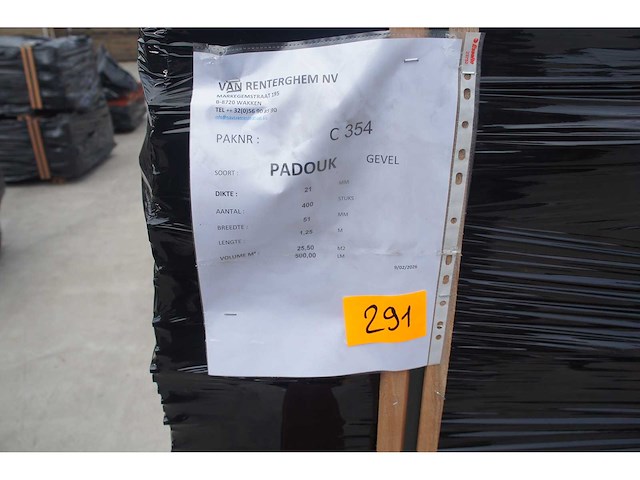 25,50 m² padouk gevelbekleding - afbeelding 5 van  5