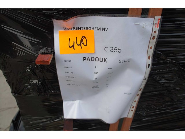 25,50 m² padouk gevelbekleding - afbeelding 5 van  5