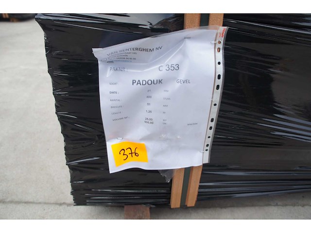 25,50 m² padouk gevelbekleding - afbeelding 4 van  4