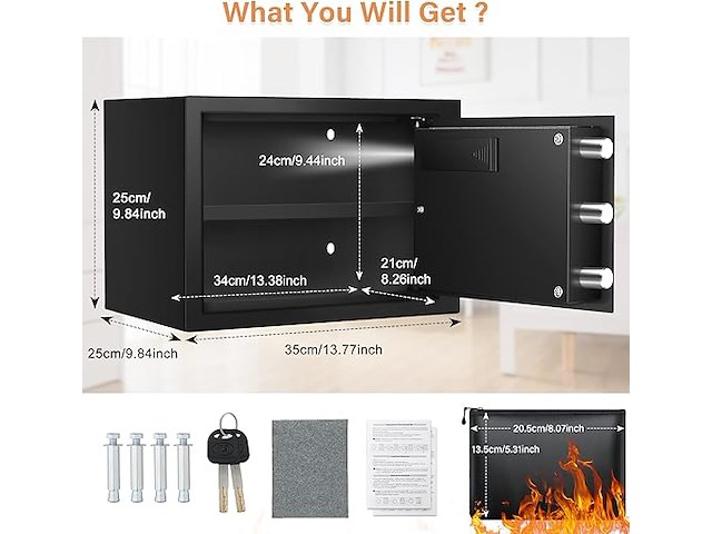 25l safe/kluis - afbeelding 3 van  4