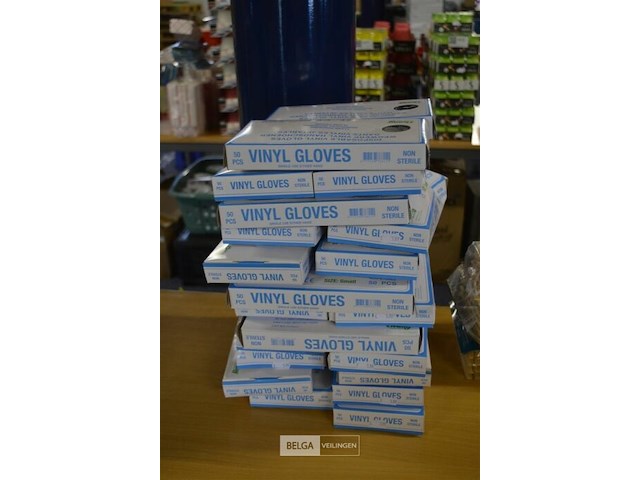 25x 50st wegwerphandschoenen div maten - afbeelding 1 van  2