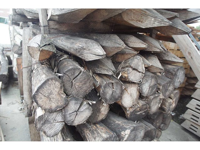 25x acacia paal dia 14/16 - afbeelding 3 van  4
