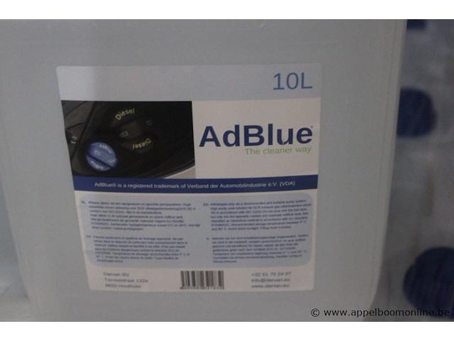 25x adblue, jerrycans, op pallet - afbeelding 2 van  3