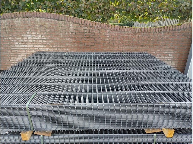 25x dubbelstaaf hekwerk 8/6/8 203cm, antraciet - afbeelding 2 van  8