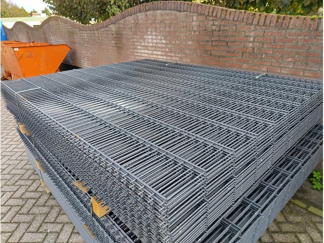25x dubbelstaaf hekwerk 8/6/8 203cm, antraciet - afbeelding 3 van  8