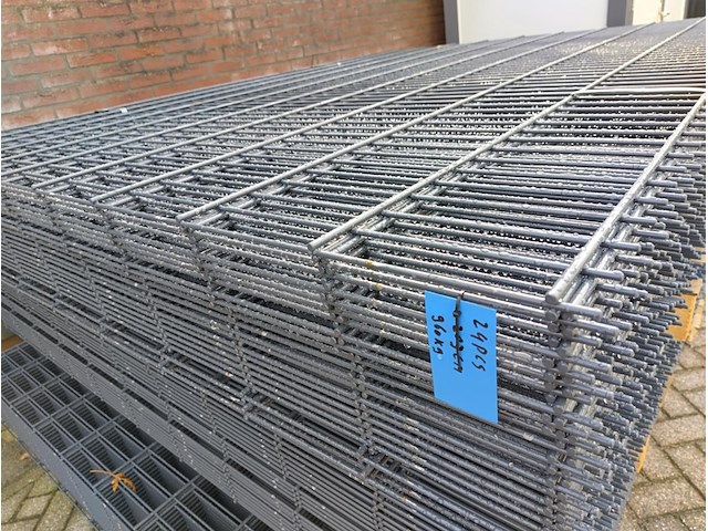 25x dubbelstaaf hekwerk 8/6/8 203cm, antraciet - afbeelding 6 van  8