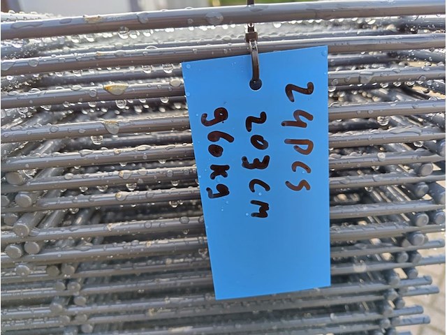 25x dubbelstaaf hekwerk 8/6/8 203cm, antraciet - afbeelding 7 van  8