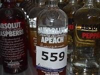 25x fles vodka, absolut, wo. raspberry, apeach, peppar, mango, 1l, 40% alc. - afbeelding 3 van  4