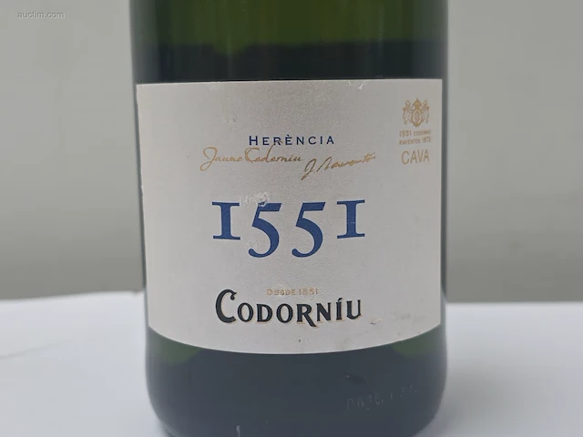 (25x) fles(sen) cava codorniu 1551 herencia 75 - afbeelding 3 van  6