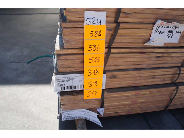 25x grenen timmerpanelen/legplank - afbeelding 2 van  6