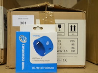 25x holesaw diam 102 mm - afbeelding 1 van  1